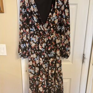 Woman’s Floral boho maxi dress